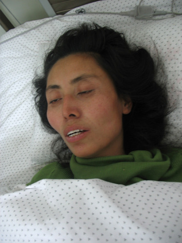 Song Caihong kurz vor ihrem tragischen Ableben