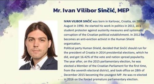 Vilibor Sinčić, zastupnik u Europskom parlamentu iz Hrvatske, govorio je o vađenju organa u Kini, 24. veljače 2021. godine.