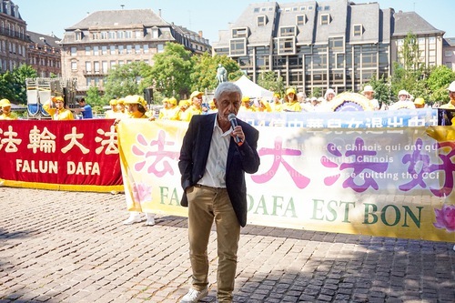 Hubert Körper, glasnogovornik Kineskog radnog odbora Međunarodnog društva za ljudska prava (ISHR).