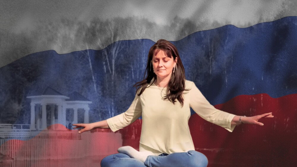 Natalija Minenkova meditira u parku u Rusiji, srpanj 2022. (Uredio Faluninfo) 